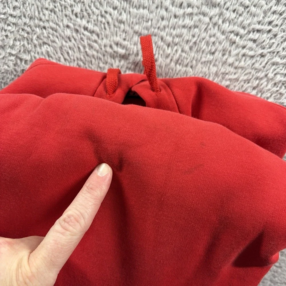 Nike Essential Hoodie Mens XXL 2x‎ Red Solid Logo